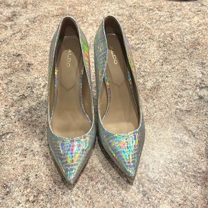 ALDO discoball stilettos size 6.5. Worn once.